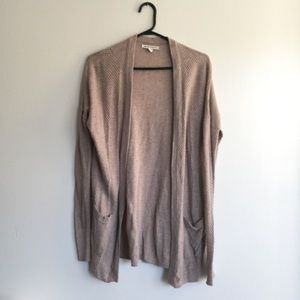 American Eagle Outfitters Open Cardigan Oatmeal XS